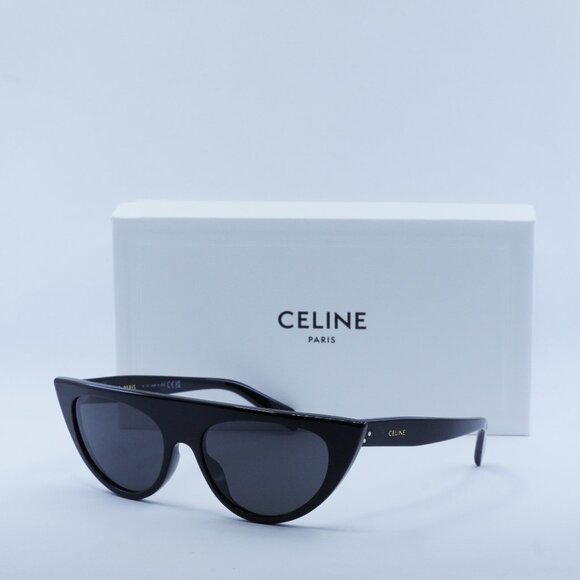 FINAL PRICE NEW CELINE CL40228I 01A BLACK GREY SUNGLASSES - Picture 1 of 10